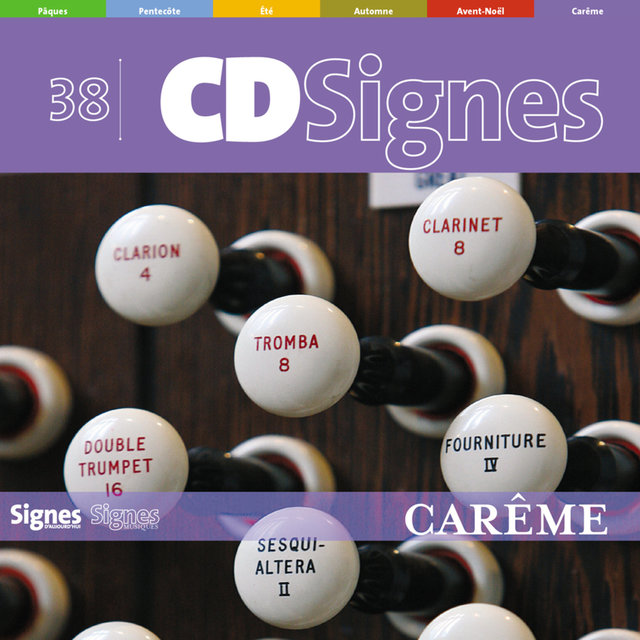 Couverture de CédéSignes 38 Carême