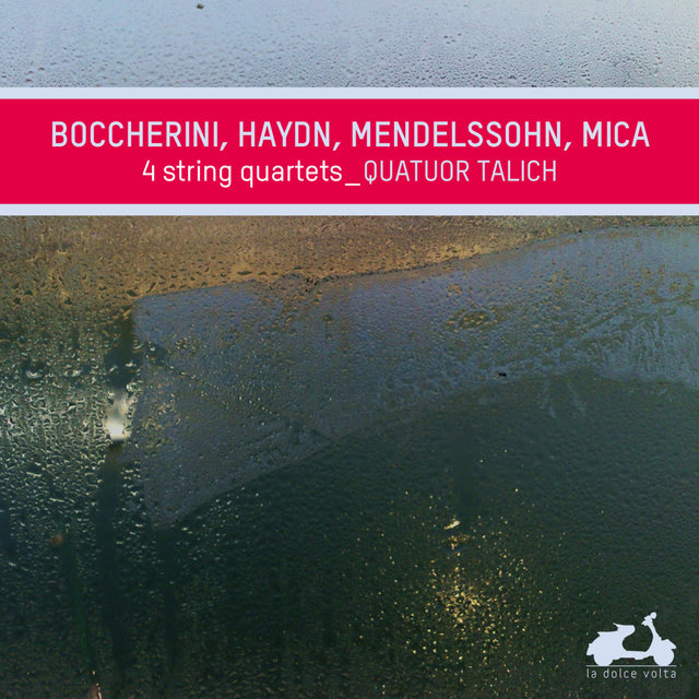 Couverture de Boccherini, Haydn, Mendelssohn, Mica: 4 String Quartets