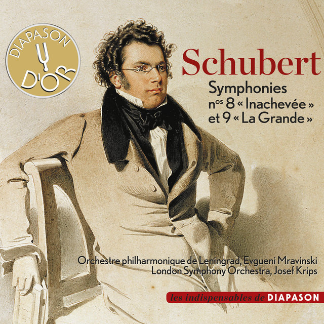 Couverture de Schubert: Symphonie No. 8 "Inachevée" & No. 9 "La Grande" (Les indispensables de Diapason)