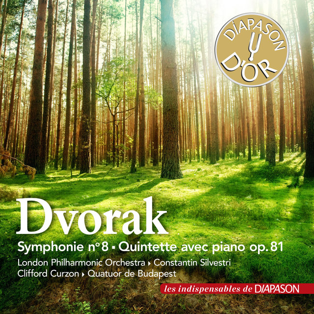 Couverture de Dvořák: Symphonie No. 8 & Quintette avec piano No. 2 (Les indispensables de Diapason)