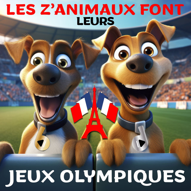 Couverture de Les z'animaux font leurs Jeux Olympiques