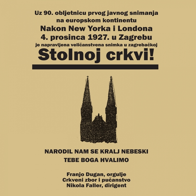 Gramofonsko Snimanje Na Daljinu U Stolnoj Crkvi Zagreb