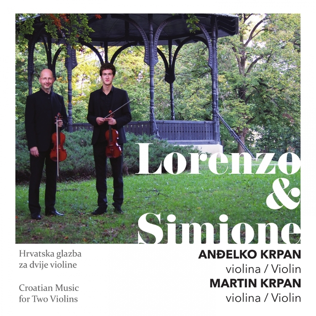 Couverture de Lorenzo & Simione: Hrvatska Glazba Za Dvije Violine