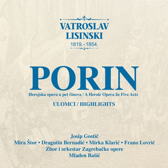 Vatroslav lisinski: porin