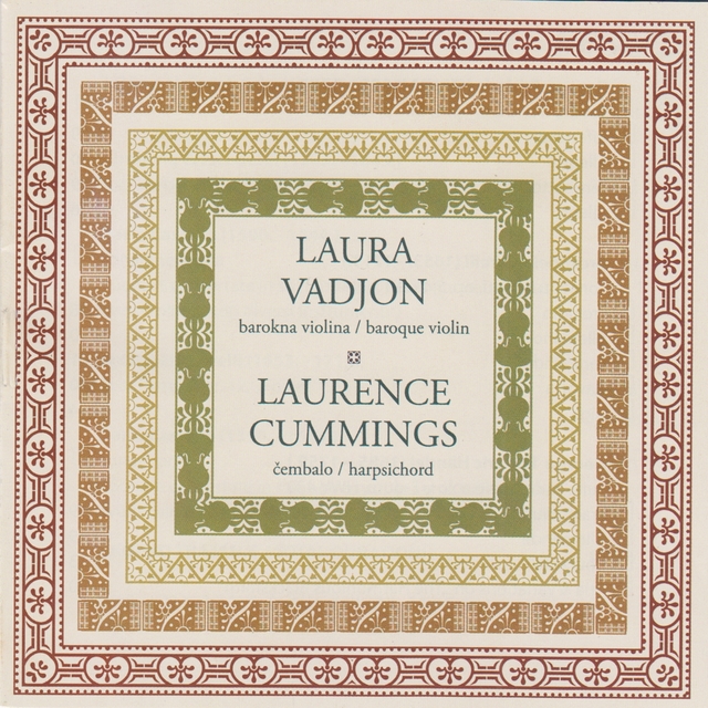 Couverture de Laura vadjon, baroque violin & laurence cummings, harpsichord