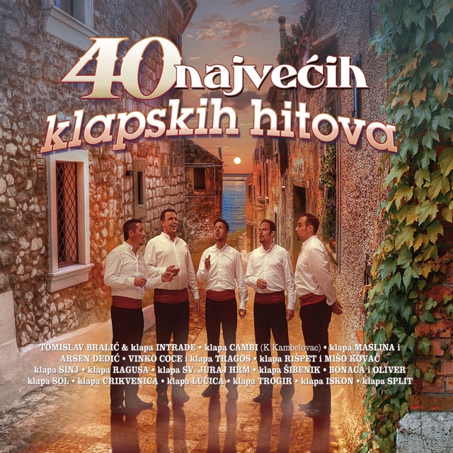 Couverture de 40 najvećih klapskih hitova