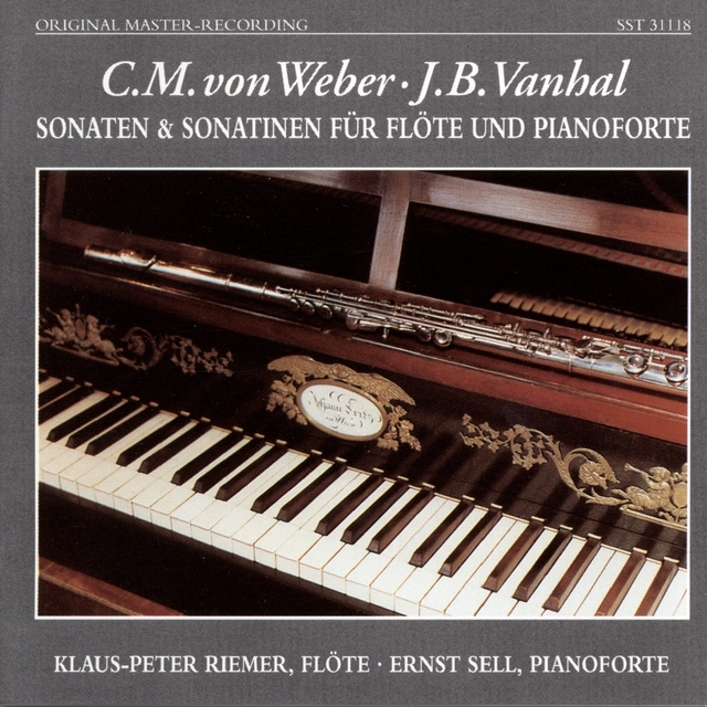 Couverture de Weber & Vanhal: Sonatas and Sonatinas for Flute and Piano