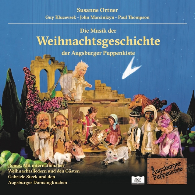 Couverture de Die Weihnachtsgeschichte der Augsburger Puppenkiste