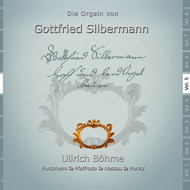 Couverture de Die Orgeln des Gottfried Silbermann, Vol. 5