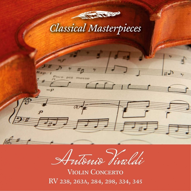 Couverture de Antonio Vivaldi: Violin Concerto RV238,263a,284,298,334,345