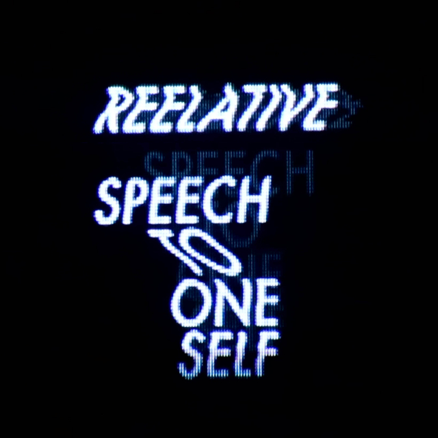 Couverture de Reelative - Speech To Oneself