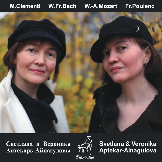 Couverture de Piano Duo - Clementi, W. F. Bach, Mozart, Poulenc