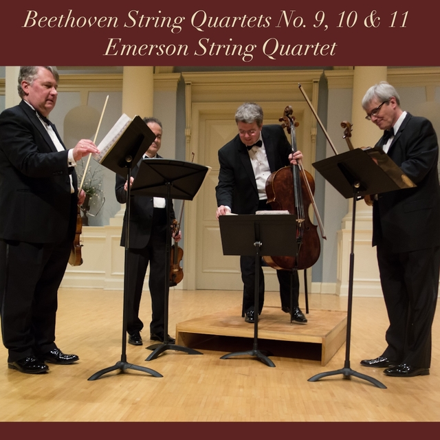 Couverture de Beethoven: String Quartets No. 9, 10 & 11