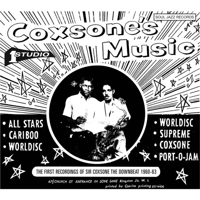 Couverture de Soul Jazz Records presents Coxsone's Music - The First Recordings of Sir Coxsone The Downbeat 1960-63