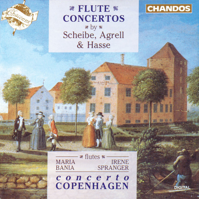 Couverture de Scheibe, Hasse & Agrell: Flute Concertos