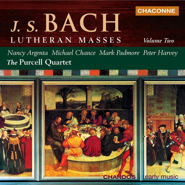 Couverture de J.S. Bach: Mass in G Major, BWV 236, Mass in F Major, BWV 233, Trio Sonata, BWV 529 (Lutheran Masses, Vol. 2)