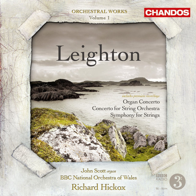 Couverture de Leighton: Symphony for Strings, Organ Concerto & Concerto for String Orchestra