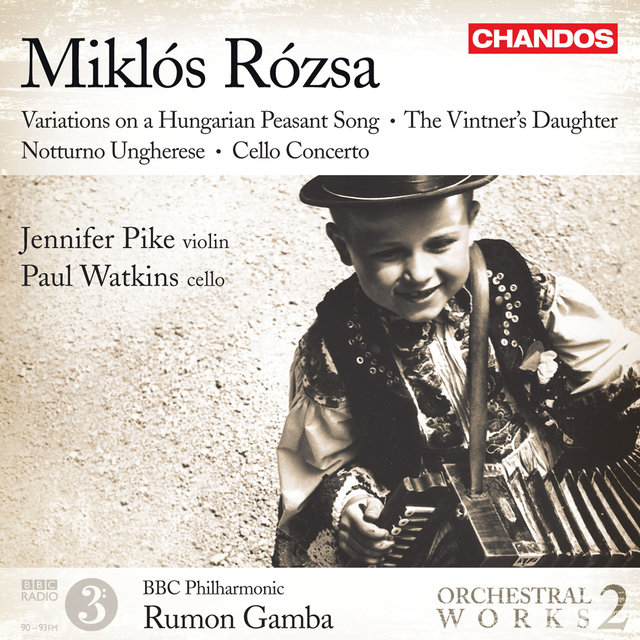 Couverture de Rózsa: Orchestral Works, Vol. 2