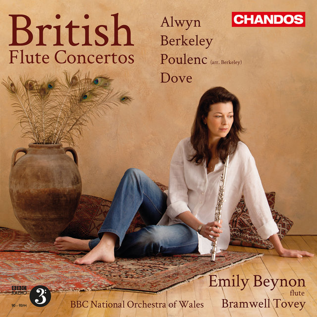 Couverture de Emily Beynon Plays British Flute Concertos