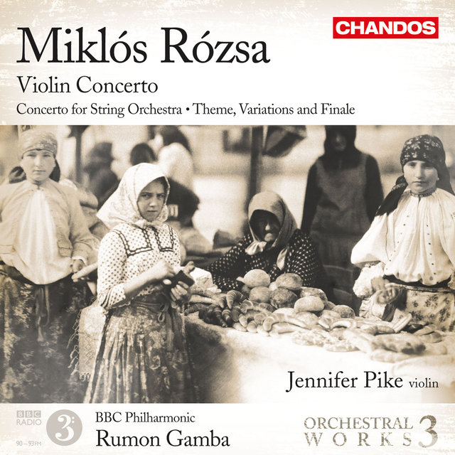 Couverture de Rozsa: Orchestral Works, Vol. 3