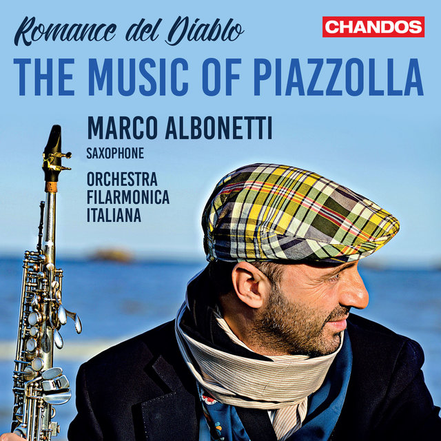 Couverture de Marco Albonetti Plays The Music of Piazzolla