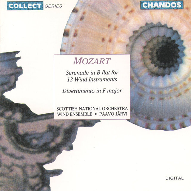 Couverture de Mozart: Serenade In B-Flat Major for Wind Instruments & Divertimento in F Major