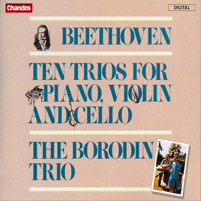 Couverture de Beethoven: Ten Trios for Piano, Violin and Cello