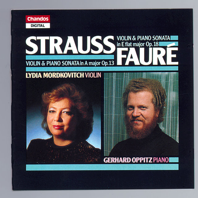 Couverture de Strauss: Violin Sonata Op. 18 - Fauré: Violin Sonata Op. 13