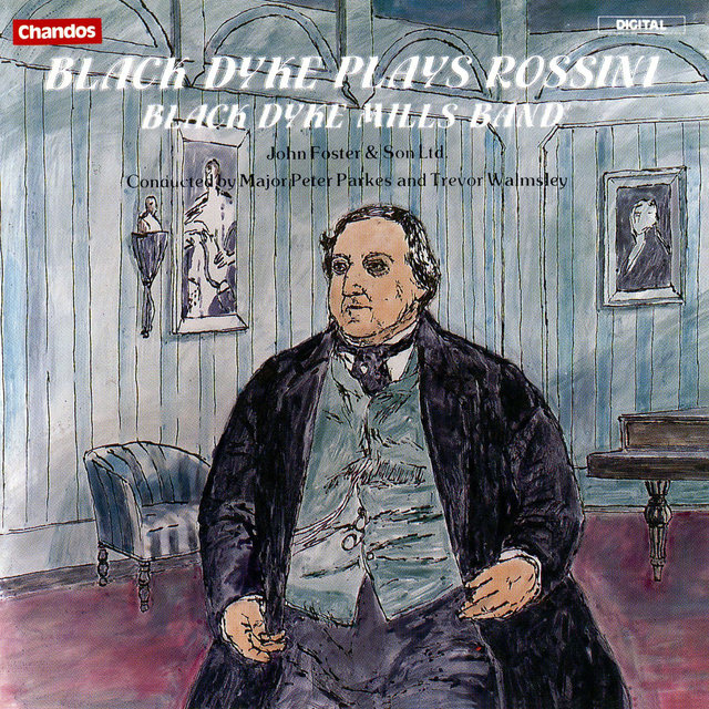 Couverture de Black Dyke Mills Band play Rossini