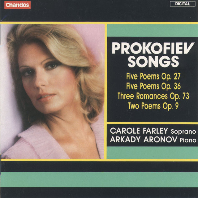 Couverture de Prokofiev Songs