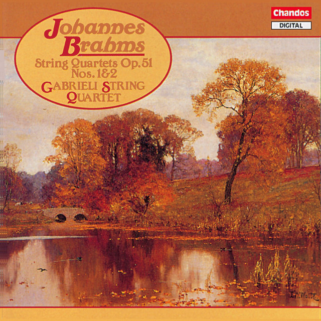 Couverture de Brahms: String Quartet Nos. 1 & 2