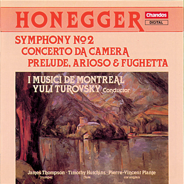 Couverture de Honneger: Symphony No. 2, Concerto da Camera & Prelude, Arioso and Fugheta