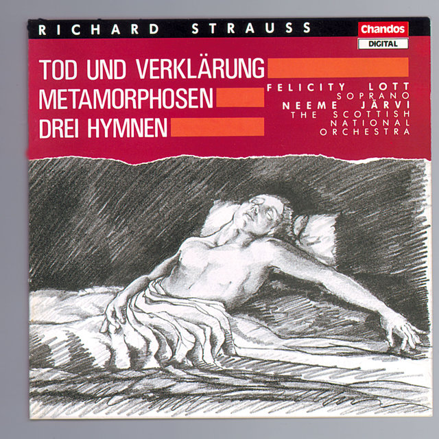 Couverture de Strauss: Tod und Verklärung, Metamorphosen & 3 Hymnen von Friedrich Hölderlin