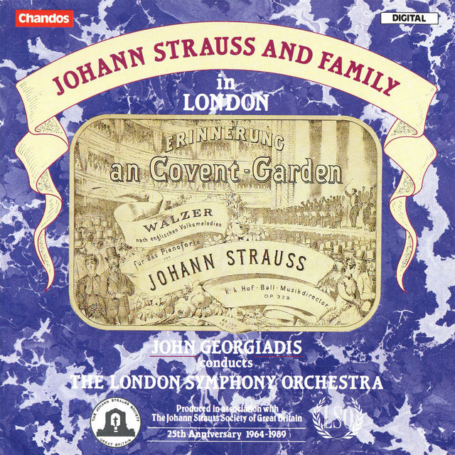 Couverture de J. Strauss & Family in London