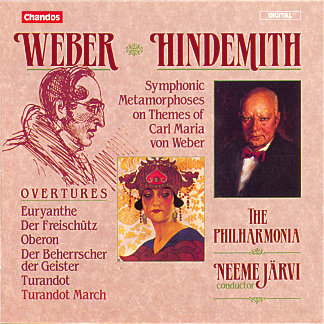 Weber: Five Overtures - Hindemith: Symphonic Metamorphoses on Themes of Carl Maria von Weber