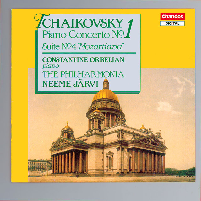 Couverture de Tchaikovsky: Piano Concerto No. 1 & Suite No. 4 "Mozartiana"