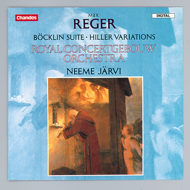 Couverture de Reger: Four Tone Poems after Arnold Böcklin & Variations and Fugue on a Theme of Johann Adam Hiller