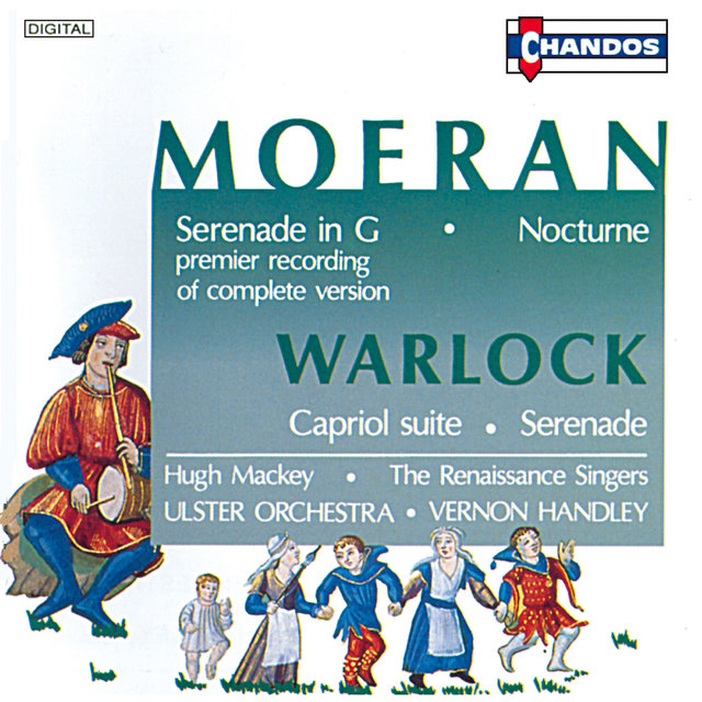 Couverture de Moeran: Serenade in G, Nocturne - Warlock: Serenade, Capriol Suite