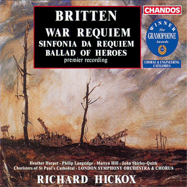 Couverture de Britten: War Requiem, Sinfonia da Requiem & Ballad of Heroes