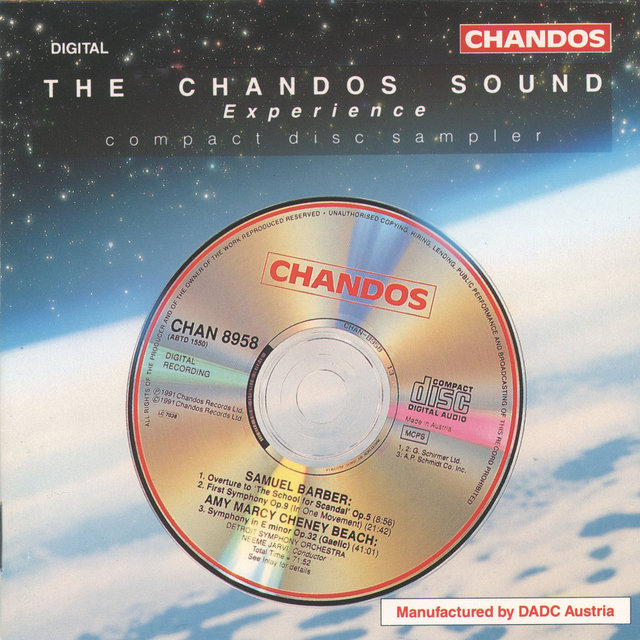 Couverture de The Chandos Sound Experience