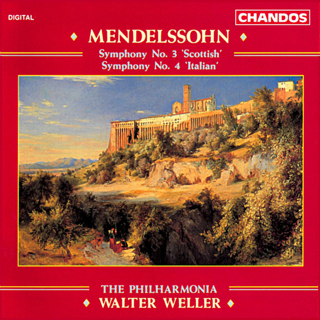 Couverture de Mendelssohn: Symphony No. 3 "Scottish" & Symphony No. 4 "Italian"