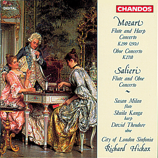 Couverture de Mozart: Flute and Harp Concerto, Oboe Concerto - Salieri: Flute and Oboe Concerto