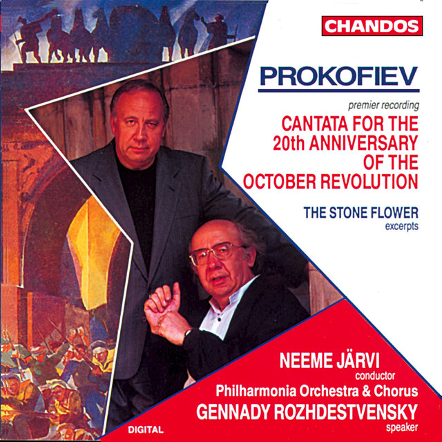 Couverture de Prokofiev: October Cantata & Excerpts from The Stone Flower