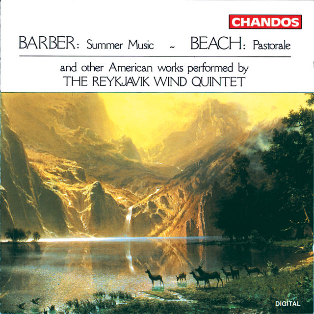 Couverture de Barber: Summer Music - Beach: Pastorale and Other American Works