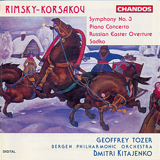 Couverture de Rimsky-Korsakov: Symphony No. 3 and other Orchestral Works