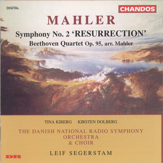 Couverture de Mahler: Symphony No. 2 "Resurrection" - Beethoven: String Quartet in F Minor