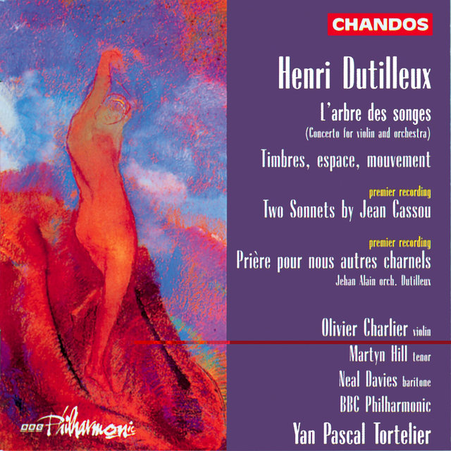 Couverture de Dutilleux: Violin Concerto and other Orchestral Works