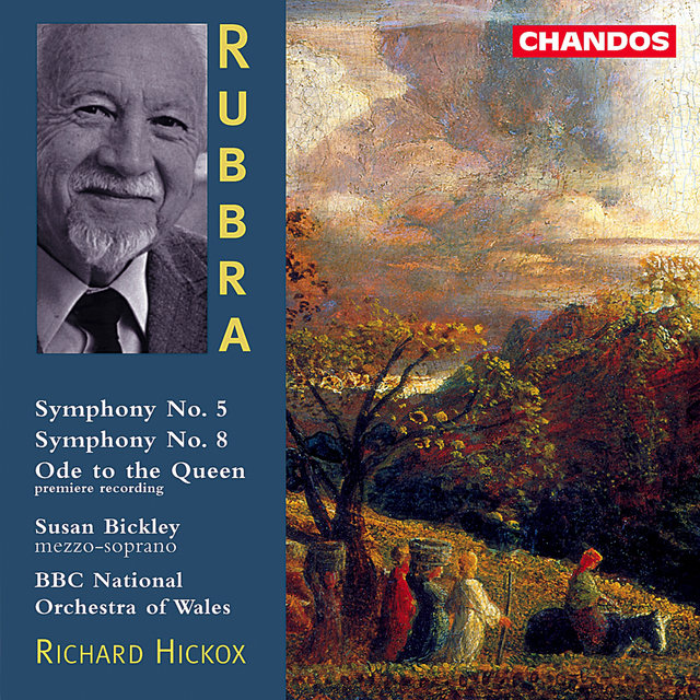 Couverture de Rubbra: Symphony No. 5, Symphony No. 8 & Ode to the Queen