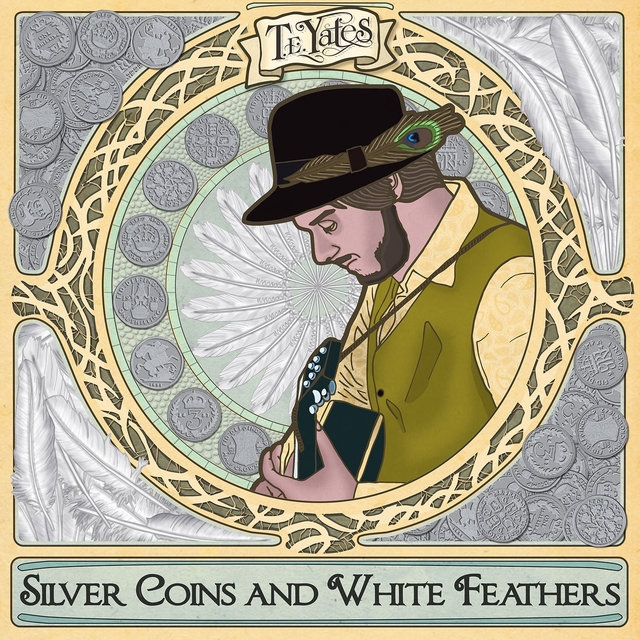 Silver Coins And White Feathers