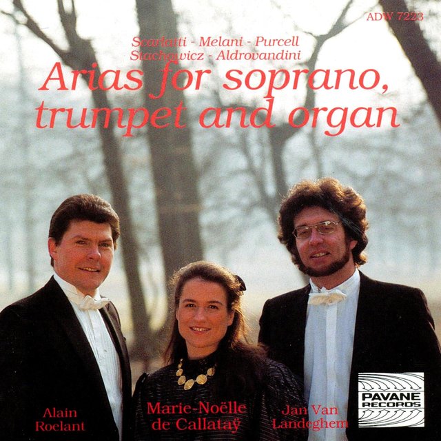 Couverture de Arias for Soprano, Trumpet and Organ